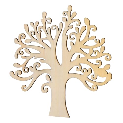 VICASKY 10 Stück Leere Baumverzierungen aus Holz, Hellbraun, 4,92 X 4,92 Zoll, Lasergeschnittene Holzbäume für Diy-bastelarbeiten Und Dekorationen VICASKY 10 Stück Leere Baumverzierungen aus Holz, Hellbraun, 4,92 X 4,92 Zoll, Lasergeschnittene Holzbäume für Diy-bastelarbeiten Und Dekorationen von VICASKY