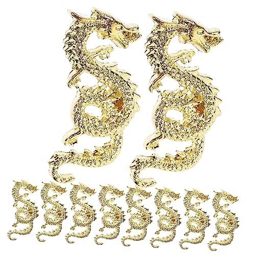 VICASKY 10 Stück Nagel Charms Dragon Nail Dekorationen für Kunstnägel Metall Nail Gems für DIY Maniküre und Professionelle Nagelstudios Kreative Designaccessoires für Verschiedene Anlässe VICASKY 10 Stück Nagel Charms Dragon Nail Dekorationen für Kunstnägel Metall Nail Gems für DIY Maniküre und Professionelle Nagelstudios Kreative Designaccessoires für Verschiedene Anlässe von VICASKY