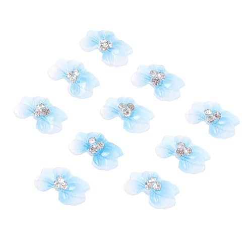VICASKY 10 Stück Nagelblumen Charms Dekoration Glitzernde Resin Blüten für Diy Nagelkunst und Handwerksprojekte Perlenakzente für Design VICASKY 10 Stück Nagelblumen Charms Dekoration Glitzernde Resin Blüten für Diy Nagelkunst und Handwerksprojekte Perlenakzente für Design von VICASKY
