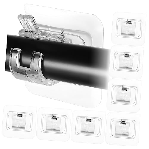 VICASKY 10 Stück Selbstklebende Gardinenstangenhalter Transparente Haken für Einfache Montage ohne Bohren Starke Tragfähigkeit Wiederverwendbar für Küche und Badezimmer VICASKY 10 Stück Selbstklebende Gardinenstangenhalter Transparente Haken für Einfache Montage ohne Bohren Starke Tragfähigkeit Wiederverwendbar für Küche und Badezimmer von VICASKY