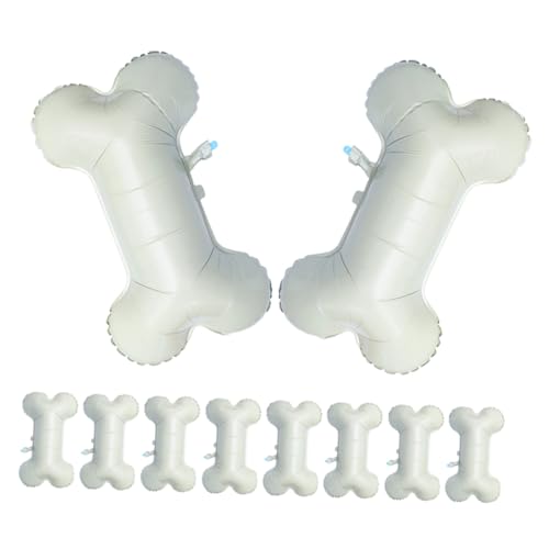 VICASKY 10 Stück Teiliges Aluminiumfolie Luftballons Knochenform Leichte Reißfeste Partydeko für Haustier Geburtstag Halloween Junggesellenabschied Schnelle Befüllung Wiederverwendbar VICASKY 10 Stück Teiliges Aluminiumfolie Luftballons Knochenform Leichte Reißfeste Partydeko für Haustier Geburtstag Halloween Junggesellenabschied Schnelle Befüllung Wiederverwendbar von VICASKY
