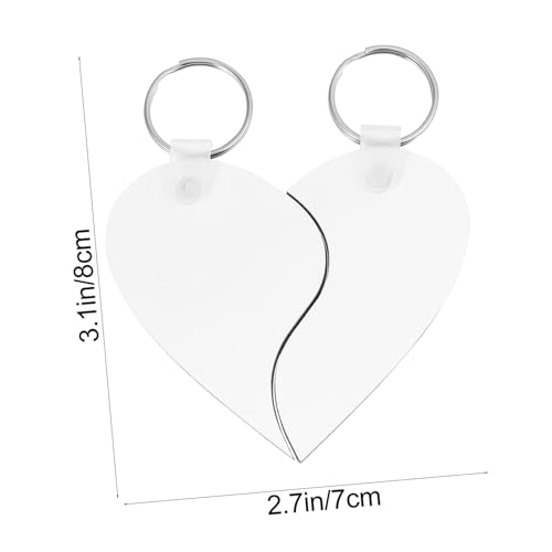 VICASKY 10 Stück Teiliges Herzförmiges DIY Bastelmaterial Robuste Metallringe Stilvoll für Taschen Rucksackdeko zum Bemalen und Gravieren für Frauen und Männer VICASKY 10 Stück Teiliges Herzförmiges DIY Bastelmaterial Robuste Metallringe Stilvoll für Taschen Rucksackdeko zum Bemalen und Gravieren für Frauen und Männer von VICASKY