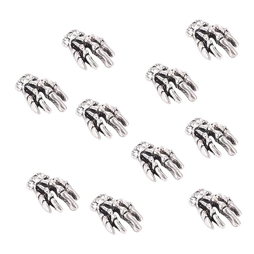 VICASKY 10 Stück Teiliges Nagel aus Langlebiger Legierung mit Skelett Hand Selbstklebende Diy Maniküre Nail Art Aufkleber für Nagelgestaltung VICASKY 10 Stück Teiliges Nagel aus Langlebiger Legierung mit Skelett Hand Selbstklebende Diy Maniküre Nail Art Aufkleber für Nagelgestaltung von VICASKY
