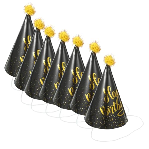VICASKY 10 Stück Teiliges Partyhüte Geburtstagsmützen aus Papier mit Pom Poms Leichte Kappen für Jungen und Mädchen Dekorative Geburtstagskrone für Fröhliche Feierlichkeiten VICASKY 10 Stück Teiliges Partyhüte Geburtstagsmützen aus Papier mit Pom Poms Leichte Kappen für Jungen und Mädchen Dekorative Geburtstagskrone für Fröhliche Feierlichkeiten von VICASKY
