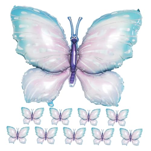 VICASKY 10 Stück Teiliges Schmetterling Folienballons Bunte Geburtstagsdeko für Kinderpartys Hochzeiten und Themenfeiern Aluminiumfolie Schöne Foto Requisiten Luftdicht und Dekorativ VICASKY 10 Stück Teiliges Schmetterling Folienballons Bunte Geburtstagsdeko für Kinderpartys Hochzeiten und Themenfeiern Aluminiumfolie Schöne Foto Requisiten Luftdicht und Dekorativ von VICASKY