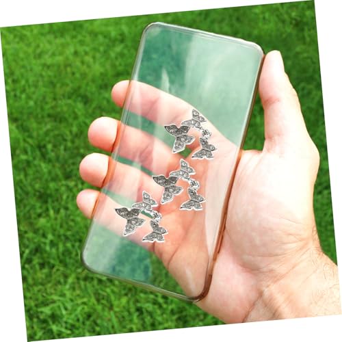 VICASKY 10 Stück Teiliges Schmetterling Nail Gems Leichte Strasssteine Nagelstuds Nail Art Zubehör für Damen Vielseitige Nageldekorationen und DIY Schmuckgestaltung von VICASKY