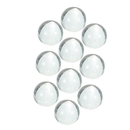 VICASKY 10 Stück Transparente Murmeln Runde Glasperlen für Vasenfüllung Dekorative Glassteine für Hochzeiten Partys und Heimdekoration VICASKY 10 Stück Transparente Murmeln Runde Glasperlen für Vasenfüllung Dekorative Glassteine für Hochzeiten Partys und Heimdekoration von VICASKY