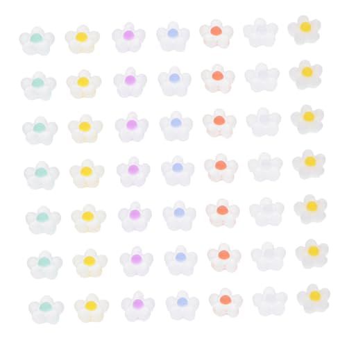 VICASKY 100 Stück Blumenförmige Nail Art Dekorationen Maniküre Zubehör für Diy Nageldesign Kreative Nail Diy Charms für und Mädchen von VICASKY