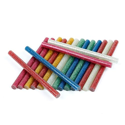 VICASKY 100 Stück Bunte Glitzer Heißklebesticks EVA Material Starke Haftung Flexibel für Basteln DIY Dekoration Schule Reparatur Party Zubehör Farbiges Kleben Zufällige Zufällige Farbe VICASKY 100 Stück Bunte Glitzer Heißklebesticks EVA Material Starke Haftung Flexibel für Basteln DIY Dekoration Schule Reparatur Party Zubehör Farbiges Kleben Zufällige Zufällige Farbe von VICASKY