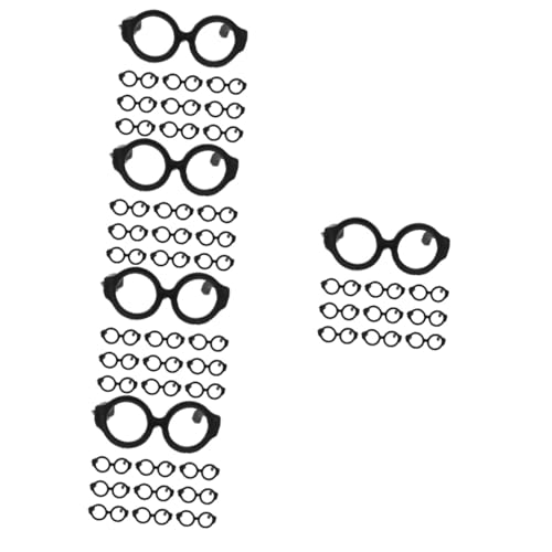 VICASKY 100 Stück Puppenbrillen Brillen Brillen Zum Dekorieren Von Brillen Für Puppen Anziehsachen Mini Puppenbrillen Dekorative Brillen Dekorationen Puppen Anzieh Requisiten von VICASKY