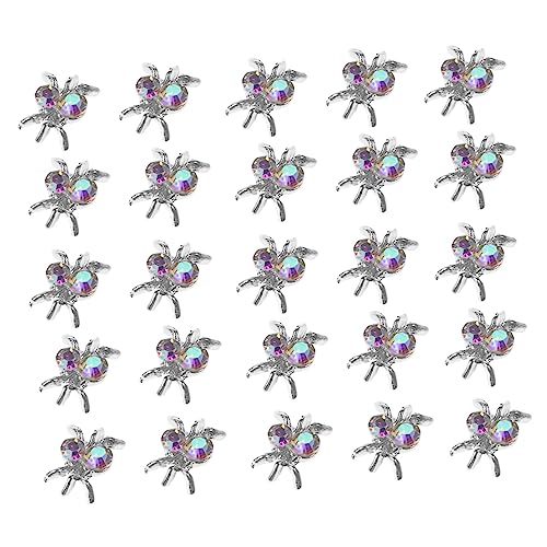 VICASKY 100Stücke Halloween Spider Nagel Charms Metallische Maniküre Dekorationen für DIY Nagelkunst Geeignet für Natürliche und Künstliche Nägel Einfach zu Verwenden für Verschiedene VICASKY 100Stücke Halloween Spider Nagel Charms Metallische Maniküre Dekorationen für DIY Nagelkunst Geeignet für Natürliche und Künstliche Nägel Einfach zu Verwenden für Verschiedene von VICASKY