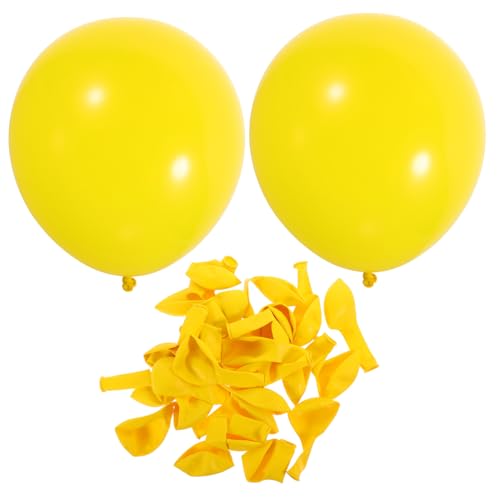VICASKY 100Stücke Luftballons Aus Hochwertigem Latex Klassische Farben Für Geburtstagsfeiern Hochzeiten Und Babypartys Langlebig Montieren Dekoration von VICASKY