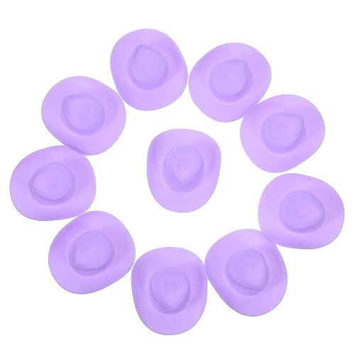 VICASKY 10er-Pack Miniatur-puppenhüte Im Westernstil Zum Basteln Hüte Für Puppen von VICASKY