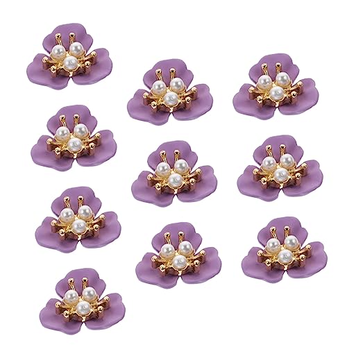 VICASKY 10Stücke DIY Maniküreschmuck Nagelblumen Perlenverzierungen für Fingernägel für Nail Art Designs Vielseitig für Natürliche VICASKY 10Stücke DIY Maniküreschmuck Nagelblumen Perlenverzierungen für Fingernägel für Nail Art Designs Vielseitig für Natürliche von VICASKY