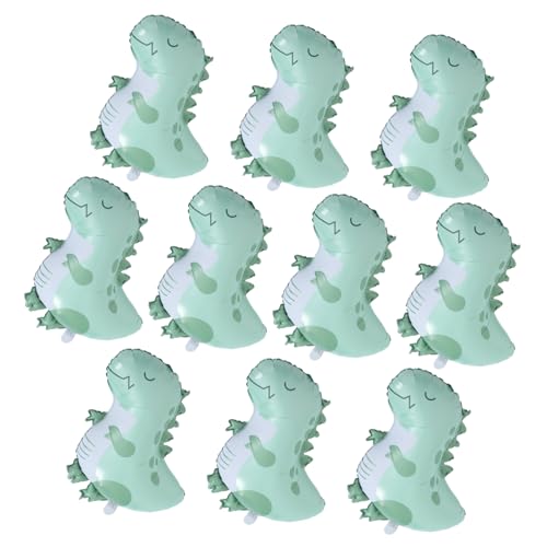 VICASKY 10Stücke Dinosaurier Geburtstagsballons Aufblasbare Aluminiumfolienballons für Jungen und Mädchen Dekoration für Kinderpartys Babypartys und Dino Themenfeiern VICASKY 10Stücke Dinosaurier Geburtstagsballons Aufblasbare Aluminiumfolienballons für Jungen und Mädchen Dekoration für Kinderpartys Babypartys und Dino Themenfeiern von VICASKY