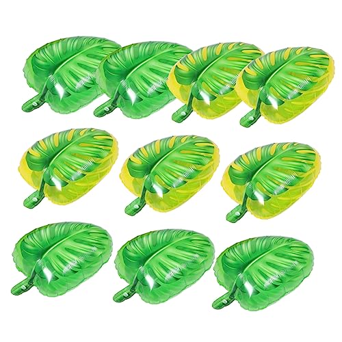 VICASKY 10Stücke Hawaiian Monstera Ballons Luftballons für Sommerfeste Gartenpartys und Themenfeiern und Stimmungsfördernd von VICASKY