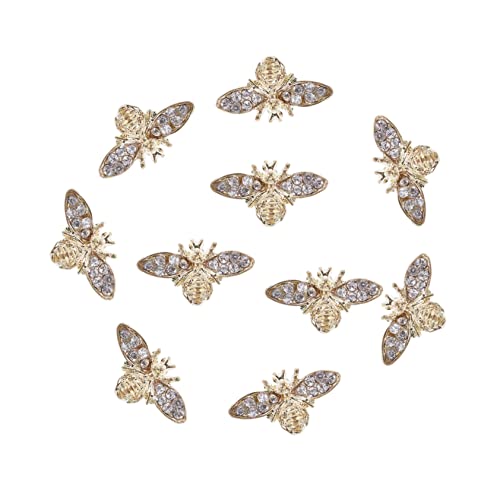 VICASKY 10Stücke Teiliges Vintage Nageldekor Bienen Legierungscharms für Nail Art Dekorationen für Hochzeiten Partys und Besondere Anlässe VICASKY 10Stücke Teiliges Vintage Nageldekor Bienen Legierungscharms für Nail Art Dekorationen für Hochzeiten Partys und Besondere Anlässe von VICASKY