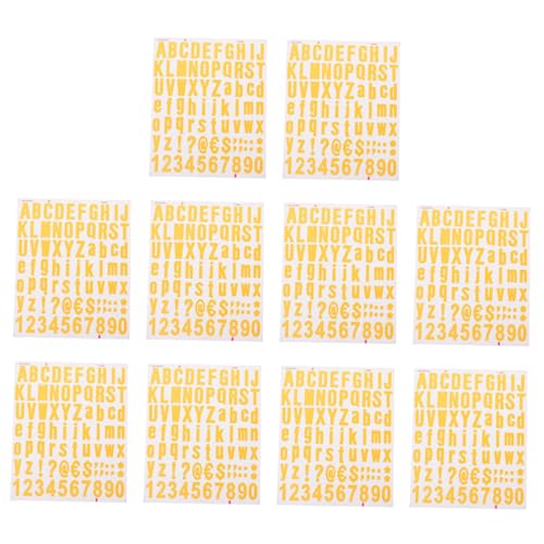 VICASKY 10blätter Alphabet Und Zahlen Aufkleber Teiliges Aus Selbstklebenden Vinyl-stickern Für Bastelarbeiten Individuelle Dekorationen Und Persönliche Projekte Goldfarbe VICASKY 10blätter Alphabet Und Zahlen Aufkleber Teiliges Aus Selbstklebenden Vinyl-stickern Für Bastelarbeiten Individuelle Dekorationen Und Persönliche Projekte Goldfarbe von VICASKY