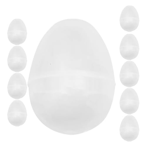 VICASKY 10st Ostereier Basteln Sie Eier Süßigkeiten-eier Eier Füllen Eier Öffnen Durchsichtige Eier Kleiner Mülleimer Aufbewahrungskorb Offene Eier Eierschaleneier Plastik Transparent VICASKY 10st Ostereier Basteln Sie Eier Süßigkeiten-eier Eier Füllen Eier Öffnen Durchsichtige Eier Kleiner Mülleimer Aufbewahrungskorb Offene Eier Eierschaleneier Plastik Transparent von VICASKY