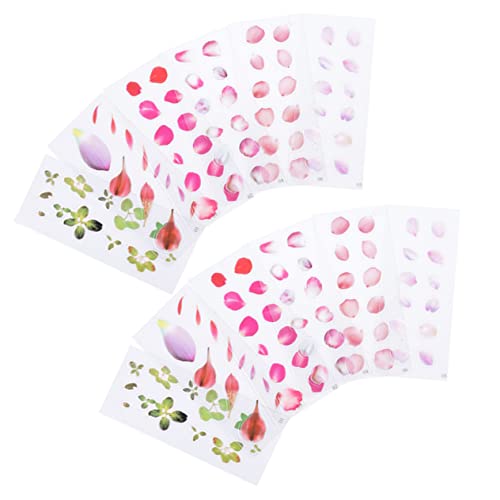 VICASKY 12 Blatt Blatt- und Blütenblattaufkleber Scrapbooking Sticker Scrapbook Stickers Scrapbooking Aufkleber dekoaufkleber Leaves Decoration dekorative Aufkleber Klarer Folienaufkleber VICASKY 12 Blatt Blatt- und Blütenblattaufkleber Scrapbooking Sticker Scrapbook Stickers Scrapbooking Aufkleber dekoaufkleber Leaves Decoration dekorative Aufkleber Klarer Folienaufkleber von VICASKY
