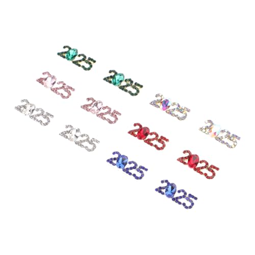 VICASKY 12 Stück Glitzernde Zahlennagel Charms DIY Nagel Accessoires für Kreative Nagelkunst Dekoration für Fingernägel mit Einzigartigem Design VICASKY 12 Stück Glitzernde Zahlennagel Charms DIY Nagel Accessoires für Kreative Nagelkunst Dekoration für Fingernägel mit Einzigartigem Design von VICASKY