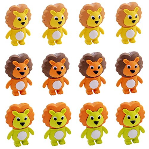 VICASKY 12 Stück Kleiner Radiergummi erasers for für schulsachen lustige Radiergummis für Tierrotler Tiere Radiergummis Studentenversorgung Plastik VICASKY 12 Stück Kleiner Radiergummi erasers for für schulsachen lustige Radiergummis für Tierrotler Tiere Radiergummis Studentenversorgung Plastik von VICASKY