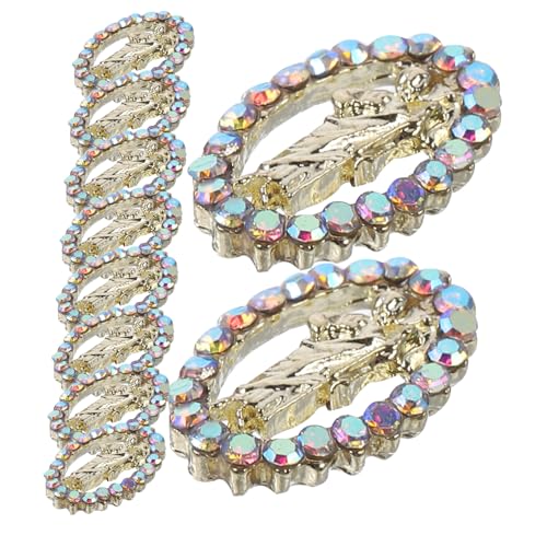 VICASKY 12 Stück Nagel Charms Für Nageldekor Glitzer Strass Sterling Set Abziehbilder Edelsteine Gel Würfel Envy Nägel Lack Silber Gold Aufkleber Armbänder Folien Charms Für von VICASKY
