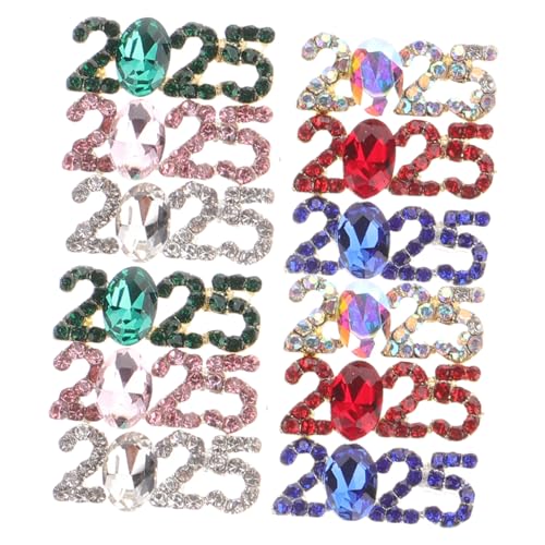 VICASKY 12 Stück Nagelschmuck 3D-Zahlen für Nägel Nageledelsteine mit 3D-Zahlen neujahr nagel charme Herstellung Trendy Nailart-Strasssteine Nagelkunst-Anhänger Metall VICASKY 12 Stück Nagelschmuck 3D-Zahlen für Nägel Nageledelsteine mit 3D-Zahlen neujahr nagel charme Herstellung Trendy Nailart-Strasssteine Nagelkunst-Anhänger Metall von VICASKY