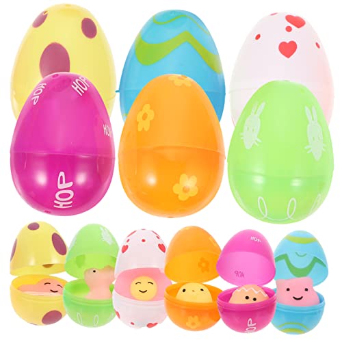 VICASKY 12 Stück Ostereier mit Quetschspielzeug für Füllbare Süße im Außenbox Design für Ostern und Partys VICASKY 12 Stück Ostereier mit Quetschspielzeug für Füllbare Süße im Außenbox Design für Ostern und Partys von VICASKY