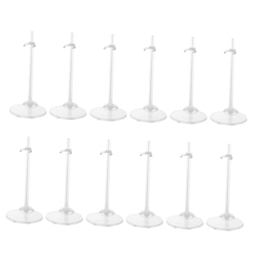 VICASKY 12-teiliger Puppenständer Stabile Struktur Leicht Zu Reinigende Puppenhalter Als Heimdekoration Passt Überall Hin Actionfiguren-ständer VICASKY 12-teiliger Puppenständer Stabile Struktur Leicht Zu Reinigende Puppenhalter Als Heimdekoration Passt Überall Hin Actionfiguren-ständer von VICASKY