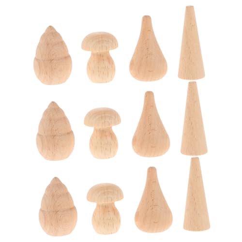 VICASKY 12 Stück Teiliges DIY Malset aus Unbehandeltem Holz Kreatives Bastelspielzeug für Bastelprojekte Fördert die Kreativität Lernen VICASKY 12 Stück Teiliges DIY Malset aus Unbehandeltem Holz Kreatives Bastelspielzeug für Bastelprojekte Fördert die Kreativität Lernen von VICASKY