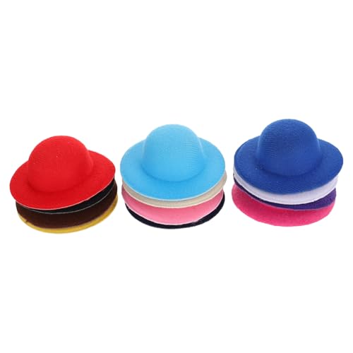 VICASKY 12 Stück Teiliges Miniatur Puppenhut Bunte Filzhüte Handgefertigte Mini Hüte für Puppen Dekoration Foto Requisiten Vielseitig für Basteln und Party VICASKY 12 Stück Teiliges Miniatur Puppenhut Bunte Filzhüte Handgefertigte Mini Hüte für Puppen Dekoration Foto Requisiten Vielseitig für Basteln und Party von VICASKY