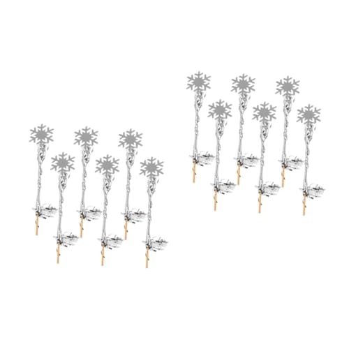 VICASKY 12 Stück Teiliges Silberne Schneeflocken Feenstäbe Dekorative für Hochzeit Party Cosplay und Fotorequisiten Funkelnde Fee für Festlichkeiten VICASKY 12 Stück Teiliges Silberne Schneeflocken Feenstäbe Dekorative für Hochzeit Party Cosplay und Fotorequisiten Funkelnde Fee für Festlichkeiten von VICASKY