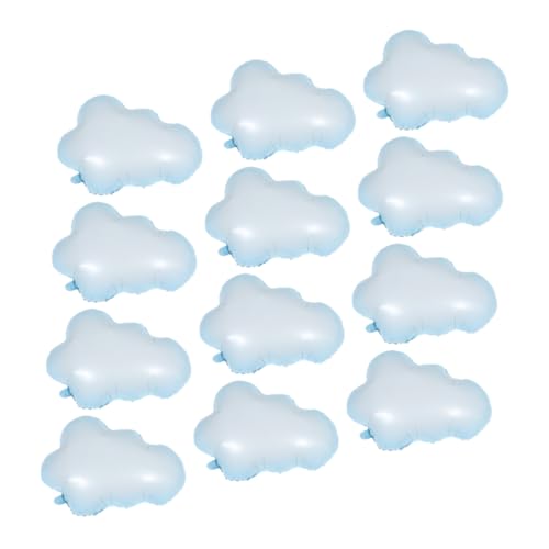 VICASKY 12 Stück Teiliges Wolken Luftballons aus Aluminiumfolie für Geburtstagsfeiern und Babypartys Dekorationen für Kindergeburtstage und Hochzeiten von VICASKY