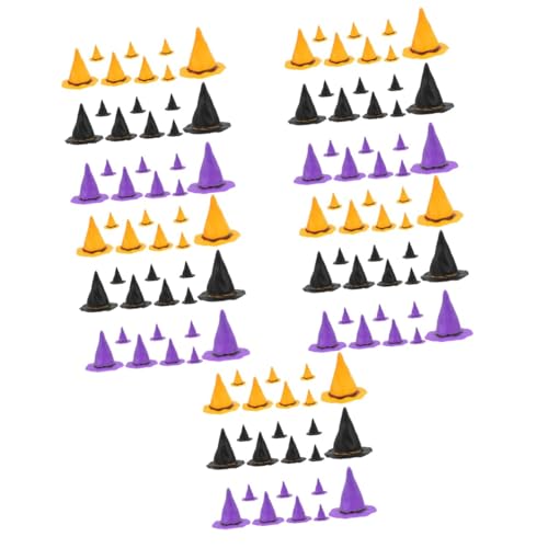 VICASKY 120 Stck. Teiliges Halloween Mini Hexenhut Bunte Flaschenaufsätze Party Dekoration Kompakt Vielseitig für Weinflaschen und Festliche Stimmung VICASKY 120 Stck. Teiliges Halloween Mini Hexenhut Bunte Flaschenaufsätze Party Dekoration Kompakt Vielseitig für Weinflaschen und Festliche Stimmung von VICASKY