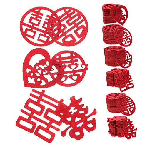 VICASKY 120 Stück Xi Konfetti für Hochzeiten Traditionelle Chinesische Tischdekoration für Feierlichkeiten und Hochzeitsfeiern VICASKY 120 Stück Xi Konfetti für Hochzeiten Traditionelle Chinesische Tischdekoration für Feierlichkeiten und Hochzeitsfeiern von VICASKY