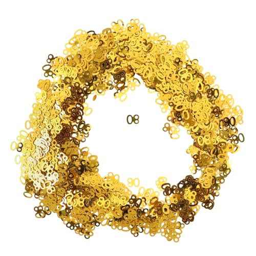 VICASKY 1200 Stück 80 Pailletten Konfetti Geburtstag Papa Party 80 Tischstreuung Dekoration Jubiläum Tischkonfetti Weihnachten Valentinstag Konfetti Silberkonfetti Für Den Tisch Golden VICASKY 1200 Stück 80 Pailletten Konfetti Geburtstag Papa Party 80 Tischstreuung Dekoration Jubiläum Tischkonfetti Weihnachten Valentinstag Konfetti Silberkonfetti Für Den Tisch Golden von VICASKY