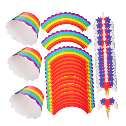 VICASKY 120St Kucheneinsatz rote Muffinförmchen Kuchendeckel Cupcake-Förmchen aus Goldfolie reiseset partydekoration unicorn party praktische Tortenheber Kuchenverzierungen Papier Colorful VICASKY 120St Kucheneinsatz rote Muffinförmchen Kuchendeckel Cupcake-Förmchen aus Goldfolie reiseset partydekoration unicorn party praktische Tortenheber Kuchenverzierungen Papier Colorful von VICASKY