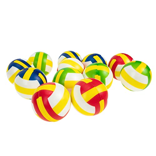 VICASKY 12Stücke Mini Volleyball Stressbälle Lustige Druckabbau Gemischten Farben für Konzentration VICASKY 12Stücke Mini Volleyball Stressbälle Lustige Druckabbau Gemischten Farben für Konzentration von VICASKY
