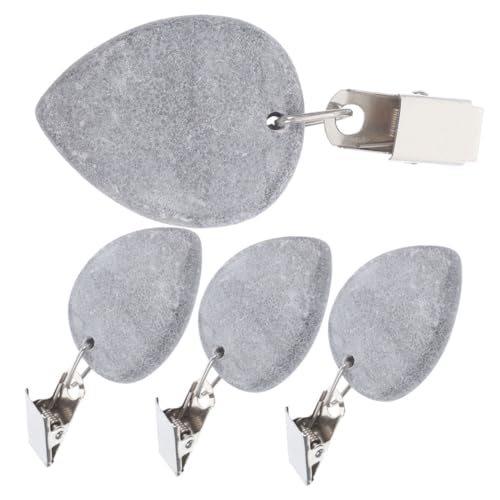 VICASKY 12Stücke Tischdeckenbeschwerer aus Marmor Abwaschbare Tischdeckenklammern mit Metallclip für Gartenpartys und Outdoor Anlässe Tropfenförmigem Design VICASKY 12Stücke Tischdeckenbeschwerer aus Marmor Abwaschbare Tischdeckenklammern mit Metallclip für Gartenpartys und Outdoor Anlässe Tropfenförmigem Design von VICASKY