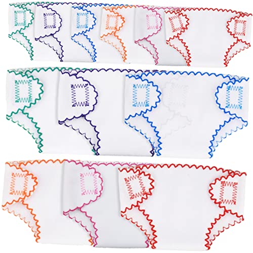 VICASKY 12stücke Puppenwindeln Puppen Unterwäsche Für Puppen Zubehör Kleidung Spielzeug VICASKY 12stücke Puppenwindeln Puppen Unterwäsche Für Puppen Zubehör Kleidung Spielzeug von VICASKY