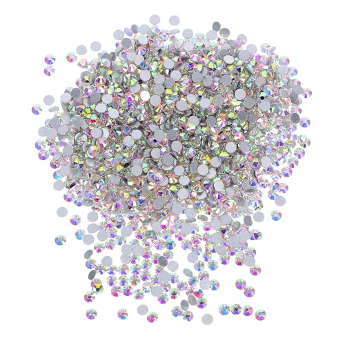 VICASKY 1440 Stück Glas-strasssteine: 3,8–4,0 Mm, Runde Bastelsteine für Nagelkünstler – Dekorative Diamanten Als Verzierung Für Stoff VICASKY 1440 Stück Glas-strasssteine: 3,8–4,0 Mm, Runde Bastelsteine für Nagelkünstler – Dekorative Diamanten Als Verzierung Für Stoff von VICASKY