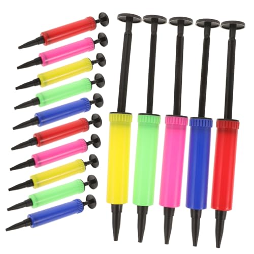 VICASKY 15 Stück Handlicher Mini Luftballonpumpe Teiliges Tragbarer Handluftpumpe aus Robustem Kunststoff Bunte Farben für Party Ballonbogen und Dekorative Luftballons Zufällige Farbe VICASKY 15 Stück Handlicher Mini Luftballonpumpe Teiliges Tragbarer Handluftpumpe aus Robustem Kunststoff Bunte Farben für Party Ballonbogen und Dekorative Luftballons Zufällige Farbe von VICASKY