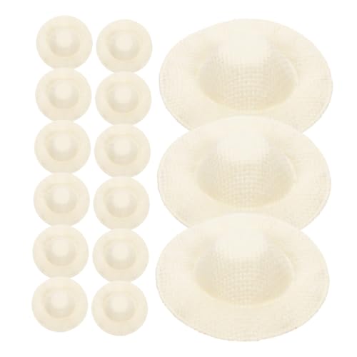 VICASKY 15 Stück Teiliges Miniatur Strohhüte für DIY Basteln Kleine Gewebte Puppenhüte Dekorative Mini Hüte für Puppenhäuser Leichtes Zubehör für Handwerk und Heimdekoration VICASKY 15 Stück Teiliges Miniatur Strohhüte für DIY Basteln Kleine Gewebte Puppenhüte Dekorative Mini Hüte für Puppenhäuser Leichtes Zubehör für Handwerk und Heimdekoration von VICASKY
