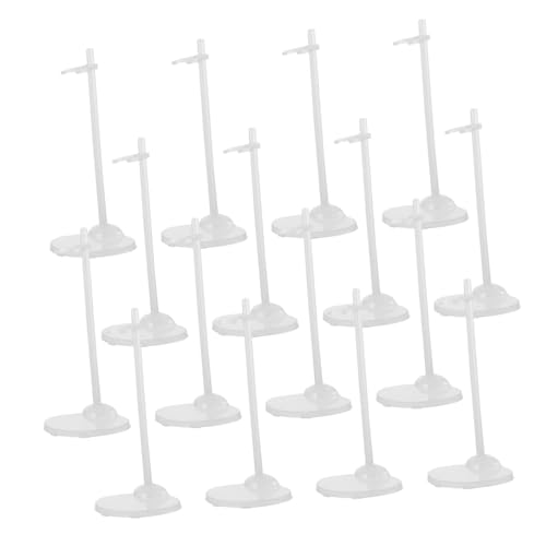 VICASKY 15 Stück Teiliges Transparente Puppenständer aus Premium Kunststoff mit Breiter Basis und Taillenstütze Stabile Display Halter für Puppen Figuren und Modelle für Regal Tisch und VICASKY 15 Stück Teiliges Transparente Puppenständer aus Premium Kunststoff mit Breiter Basis und Taillenstütze Stabile Display Halter für Puppen Figuren und Modelle für Regal Tisch und von VICASKY