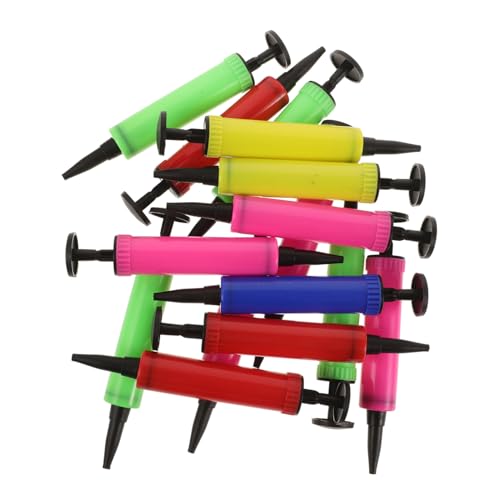 VICASKY 15Stücke Tragbare Mini Luftpumpe Teiliges U Förmige Handluftpumpe für Luftballons Schwimmwesten und Hochwertiger Einfache Handhabung Zufällige Farben VICASKY 15Stücke Tragbare Mini Luftpumpe Teiliges U Förmige Handluftpumpe für Luftballons Schwimmwesten und Hochwertiger Einfache Handhabung Zufällige Farben von VICASKY