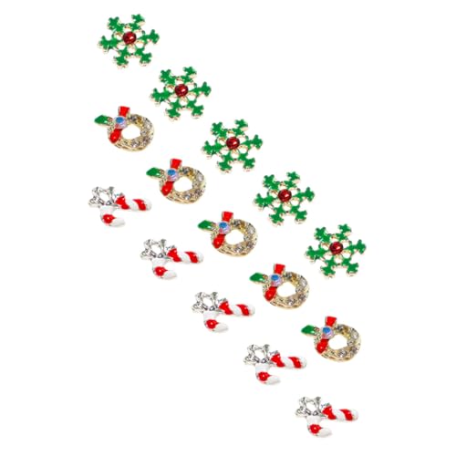 VICASKY 15Stücke Weihnachtsnagel Charmes Maniküre Zubehör aus Legierung für DIY Nagelkunst Glänzende Dekore für Zuhause und Salons Einfach Anzuwenden Langlebig VICASKY 15Stücke Weihnachtsnagel Charmes Maniküre Zubehör aus Legierung für DIY Nagelkunst Glänzende Dekore für Zuhause und Salons Einfach Anzuwenden Langlebig von VICASKY