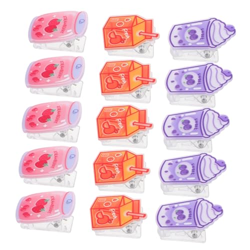 VICASKY Cartoon-taschenclips Snack-taschenclips Mini-verschlussclip Kompakte Fotoclips Acryl-verschlussclip Aktenclips Eck-büroklammern Mehrzweck-binderclips VICASKY Cartoon-taschenclips Snack-taschenclips Mini-verschlussclip Kompakte Fotoclips Acryl-verschlussclip Aktenclips Eck-büroklammern Mehrzweck-binderclips von VICASKY
