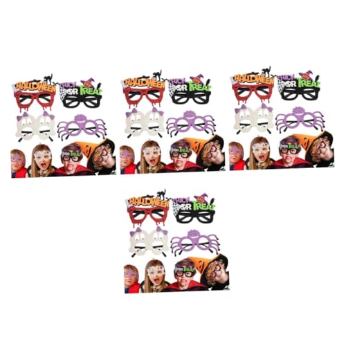 VICASKY 16 Stck. Teiliges Halloween Partybrillen mit Gruseligen Motiven Leichte Kostümbrillen für Faschingsparty und Halloween Trendige Foto Requisiten Komfortabel und Langlebig für VICASKY 16 Stck. Teiliges Halloween Partybrillen mit Gruseligen Motiven Leichte Kostümbrillen für Faschingsparty und Halloween Trendige Foto Requisiten Komfortabel und Langlebig für von VICASKY