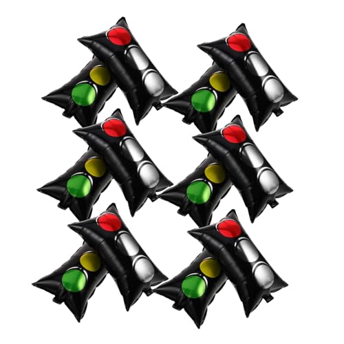 VICASKY 16 Stück Teiliges Auto-party Folienballons Jumbo Verkehrsampel Design Wiederverwendbare Verkehrslicht Luftballons für Kindergeburtstag Bunte Fahrzeug-deko für Rennwagen-motto und VICASKY 16 Stück Teiliges Auto-party Folienballons Jumbo Verkehrsampel Design Wiederverwendbare Verkehrslicht Luftballons für Kindergeburtstag Bunte Fahrzeug-deko für Rennwagen-motto und von VICASKY